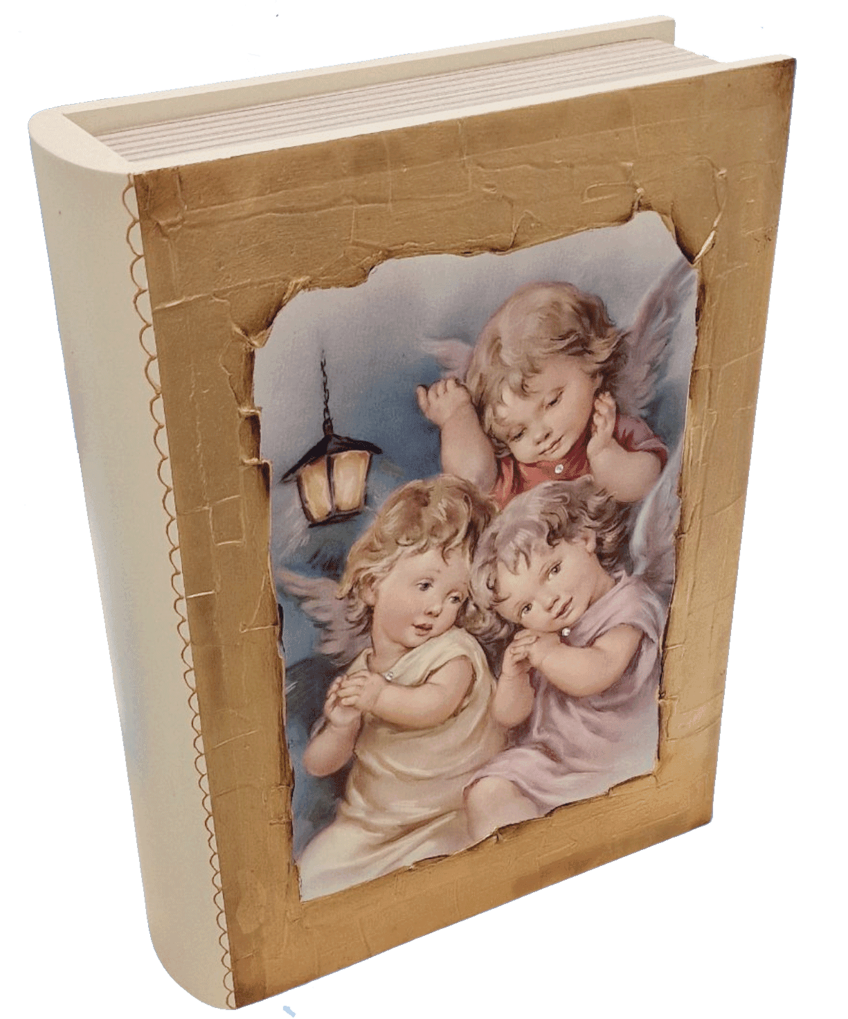 In forma di libro con immagine sacra