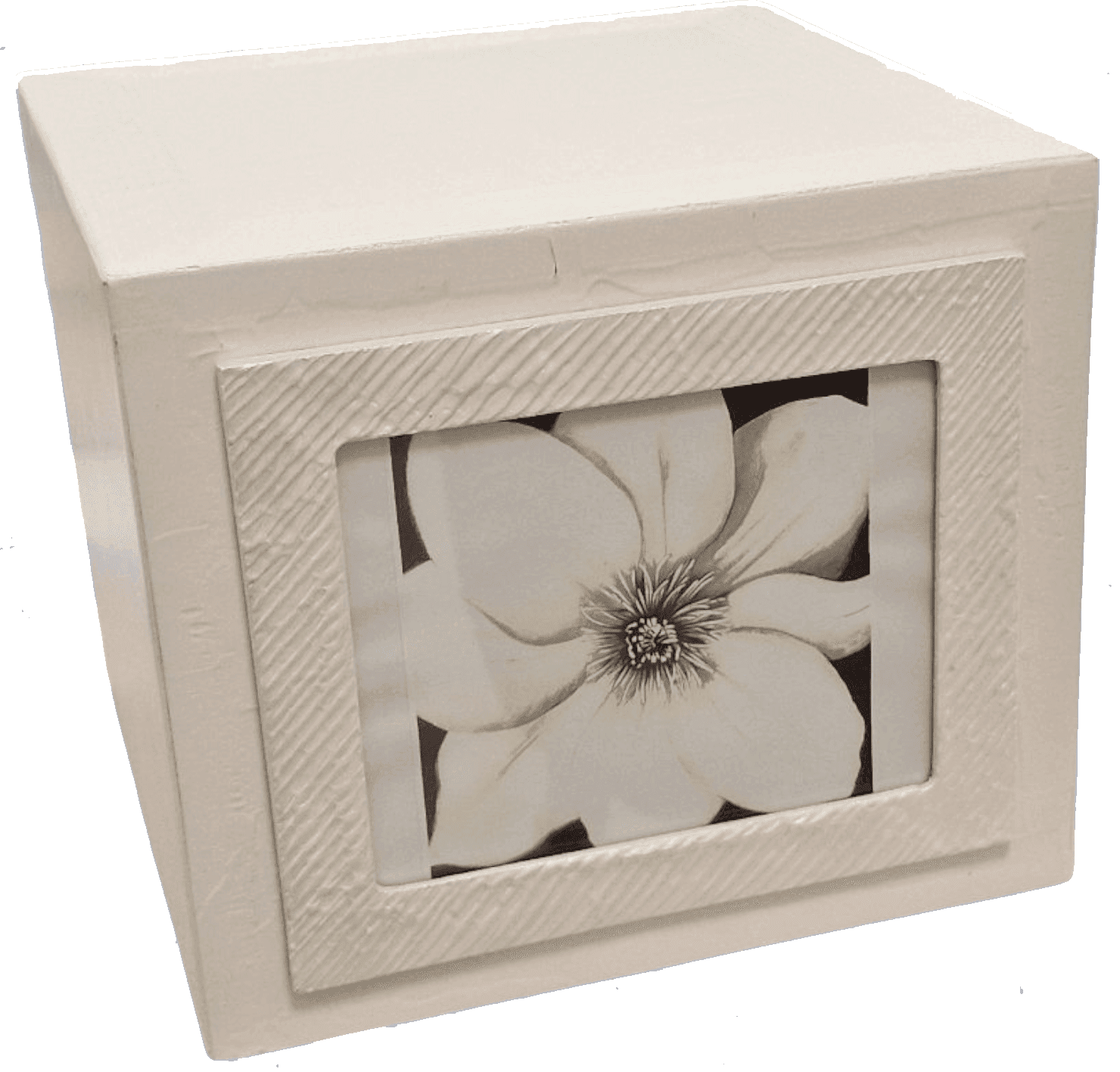 Con decorazione floreale
